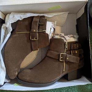 NIB Torrid Brown Booties